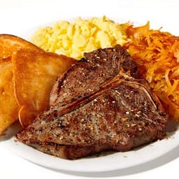 T-Bone Steak & Eggs