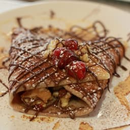 Pink Berries Crepe