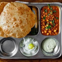Puri With Channa