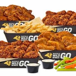 20 Boneless + 20 Traditional Wings & Fries