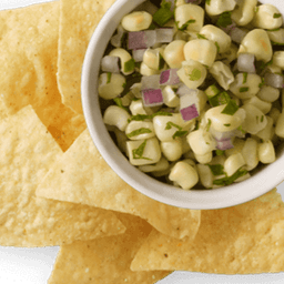 Chips & Roasted Chili-Corn Salsa